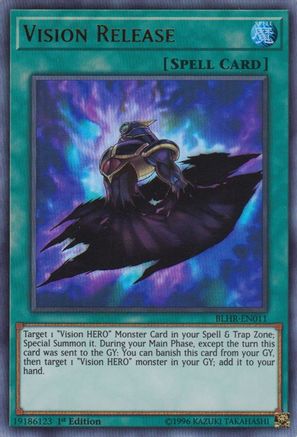 Vision Release (BLHR-EN011) - Battles of Legend: Hero's Revenge 1st Edition Battles of Legend: Hero's Revenge Yugioh Single  Squirtle Squad Card Shop.