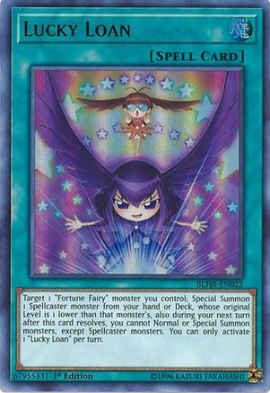 Lucky Loan (BLHR-EN022) - Battles of Legend: Hero's Revenge 1st Edition Battles of Legend: Hero's Revenge Yugioh Single  Squirtle Squad Card Shop.