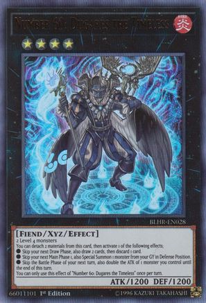 Number 60: Dugares the Timeless (BLHR-EN028) - Battles of Legend: Hero's Revenge 1st Edition Battles of Legend: Hero's Revenge Yugioh Single  Squirtle Squad Card Shop.