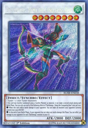 Battlewasp - Hama the Conquering Bow (BLHR-EN038) - Battles of Legend: Hero's Revenge 1st Edition Battles of Legend: Hero's Revenge Yugioh Single  Squirtle Squad Card Shop.