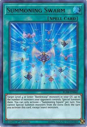 Summoning Swarm (BLHR-EN040) - Battles of Legend: Hero's Revenge 1st Edition Battles of Legend: Hero's Revenge Yugioh Single  Squirtle Squad Card Shop.