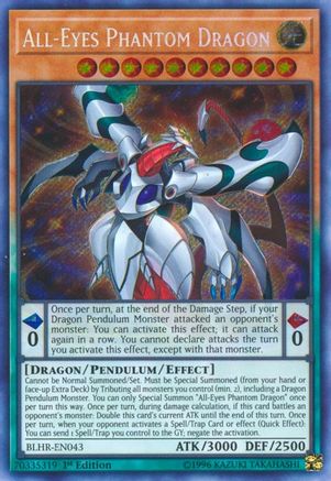 All-Eyes Phantom Dragon (BLHR-EN043) - Battles of Legend: Hero's Revenge 1st Edition Battles of Legend: Hero's Revenge Yugioh Single  Squirtle Squad Card Shop.