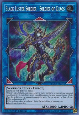 Black Luster Soldier - Soldier of Chaos (BLHR-EN046) - Battles of Legend: Hero's Revenge 1st Edition Battles of Legend: Hero's Revenge Yugioh Single  Squirtle Squad Card Shop.