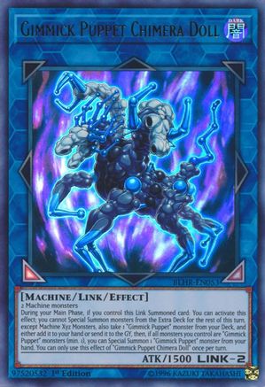 Gimmick Puppet Chimera Doll (BLHR-EN053) - Battles of Legend: Hero's Revenge 1st Edition Battles of Legend: Hero's Revenge Yugioh Single  Squirtle Squad Card Shop.