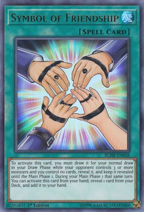 Symbol of Friendship (BLHR-EN058) - Battles of Legend: Hero's Revenge 1st Edition Battles of Legend: Hero's Revenge Yugioh Single  Squirtle Squad Card Shop.
