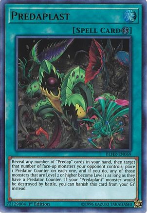 Predaplast (BLHR-EN069) - Battles of Legend: Hero's Revenge 1st Edition Battles of Legend: Hero's Revenge Yugioh Single  Squirtle Squad Card Shop.