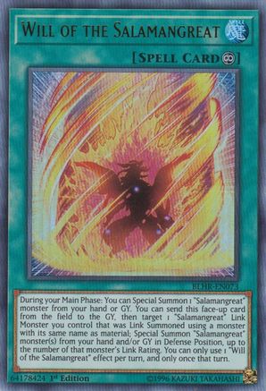 Will of the Salamangreat (BLHR-EN073) - Battles of Legend: Hero's Revenge 1st Edition Battles of Legend: Hero's Revenge Yugioh Single  Squirtle Squad Card Shop.