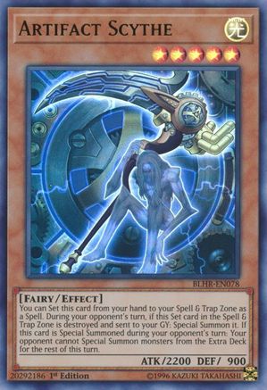Artifact Scythe (BLHR-EN078) - Battles of Legend: Hero's Revenge 1st Edition Battles of Legend: Hero's Revenge Yugioh Single  Squirtle Squad Card Shop.