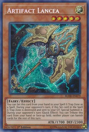 Artifact Lancea (BLHR-EN079) - Battles of Legend: Hero's Revenge 1st Edition Battles of Legend: Hero's Revenge Yugioh Single  Squirtle Squad Card Shop.