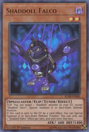 Shaddoll Falco (BLHR-EN080) - Battles of Legend: Hero's Revenge 1st Edition Battles of Legend: Hero's Revenge Yugioh Single  Squirtle Squad Card Shop.