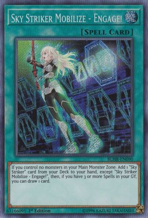 Sky Striker Mobilize - Engage! (BLHR-EN090) - Battles of Legend: Hero's Revenge 1st Edition Battles of Legend: Hero's Revenge Yugioh Single  Squirtle Squad Card Shop.