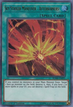 Sky Striker Maneuver - Afterburners! (BLHR-EN091) - Battles of Legend: Hero's Revenge 1st Edition Battles of Legend: Hero's Revenge Yugioh Single  Squirtle Squad Card Shop.