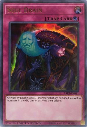 Soul Drain (LART-EN011) - The Lost Art Promotion Limited The Lost Art Promotion Yugioh Single  Squirtle Squad Card Shop.
