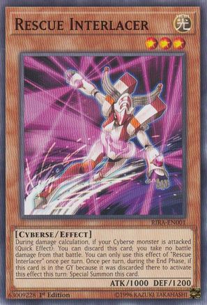 Rescue Interlacer (RIRA-EN001) - Rising Rampage 1st Edition Rising Rampage Yugioh Single  Squirtle Squad Card Shop.
