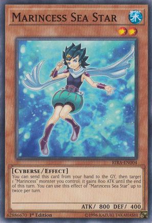 Marincess Sea Star (RIRA-EN004) - Rising Rampage 1st Edition Rising Rampage Yugioh Single  Squirtle Squad Card Shop.