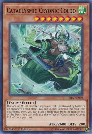 Cataclysmic Cryonic Coldo (RIRA-EN030) - Rising Rampage Unlimited Rising Rampage Yugioh Single  Squirtle Squad Card Shop.