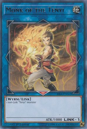 Monk of the Tenyi (RIRA-EN043) - Rising Rampage Unlimited Rising Rampage Yugioh Single  Squirtle Squad Card Shop.