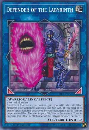 Defender of the Labyrinth (RIRA-EN049) - Rising Rampage Unlimited Rising Rampage Yugioh Single  Squirtle Squad Card Shop.