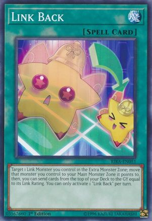 Link Back (RIRA-EN051) - Rising Rampage 1st Edition Rising Rampage Yugioh Single  Squirtle Squad Card Shop.