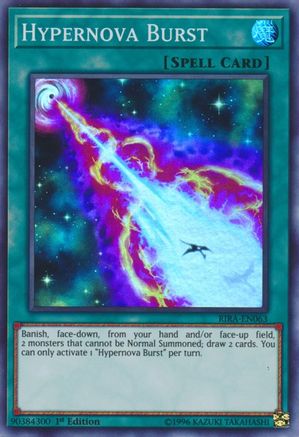 Hypernova Burst (RIRA-EN063) - Rising Rampage 1st Edition Rising Rampage Yugioh Single  Squirtle Squad Card Shop.
