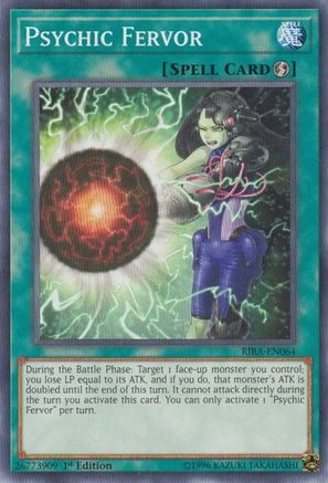 Psychic Fervor (RIRA-EN064) - Rising Rampage Unlimited Rising Rampage Yugioh Single  Squirtle Squad Card Shop.