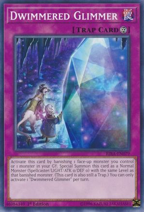 Dwimmered Glimmer (RIRA-EN079) - Rising Rampage Unlimited Rising Rampage Yugioh Single  Squirtle Squad Card Shop.