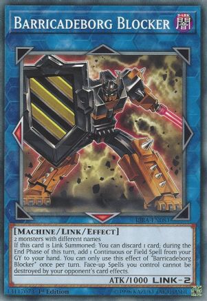 Barricadeborg Blocker (RIRA-EN081) - Rising Rampage 1st Edition Rising Rampage Yugioh Single  Squirtle Squad Card Shop.