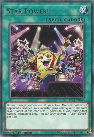 Star Power!! (RIRA-EN083) - Rising Rampage Unlimited Rising Rampage Yugioh Single  Squirtle Squad Card Shop.