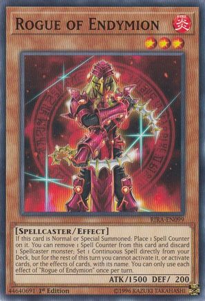 Rogue of Endymion (RIRA-EN099) - Rising Rampage Unlimited Rising Rampage Yugioh Single  Squirtle Squad Card Shop.