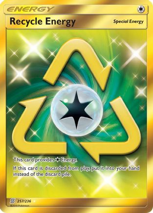 Recycle Energy (Secret)  - Holofoil SM  Unified Minds - Secret Rare SM - Unified Minds Pokemon Single  Squirtle Squad Card Shop.