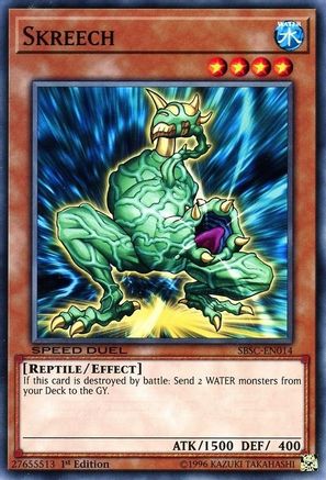Skreech (SBSC-EN014) - Speed Duel: Scars of Battle 1st Edition Speed Duel: Scars of Battle Yugioh Single  Squirtle Squad Card Shop.