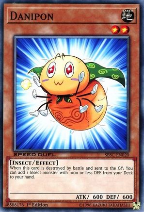 Danipon (SBSC-EN020) - Speed Duel: Scars of Battle 1st Edition Speed Duel: Scars of Battle Yugioh Single  Squirtle Squad Card Shop.