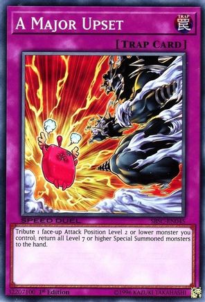 A Major Upset (SBSC-EN045) - Speed Duel: Scars of Battle 1st Edition Speed Duel: Scars of Battle Yugioh Single  Squirtle Squad Card Shop.