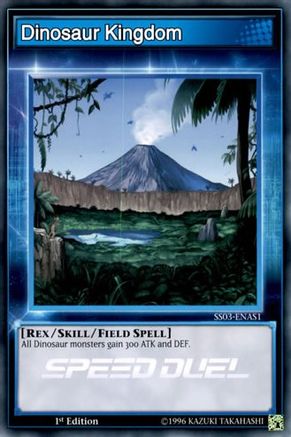 Dinosaur Kingdom (SS03-ENAS1) - Speed Duel Decks: Ultimate Predators 1st Edition Speed Duel Decks: Ultimate Predators Yugioh Single  Squirtle Squad Card Shop.
