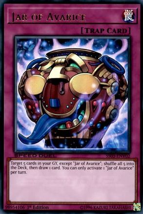 Jar of Avarice (SS03-ENV02) - Speed Duel Decks: Ultimate Predators 1st Edition Speed Duel Decks: Ultimate Predators Yugioh Single  Squirtle Squad Card Shop.