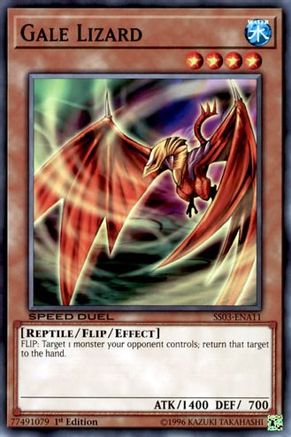 Gale Lizard (SS03-ENA11) - Speed Duel Decks: Ultimate Predators 1st Edition Speed Duel Decks: Ultimate Predators Yugioh Single  Squirtle Squad Card Shop.