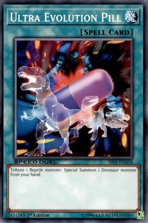 Ultra Evolution Pill (SS03-ENA18) - Speed Duel Decks: Ultimate Predators 1st Edition Speed Duel Decks: Ultimate Predators Yugioh Single  Squirtle Squad Card Shop.