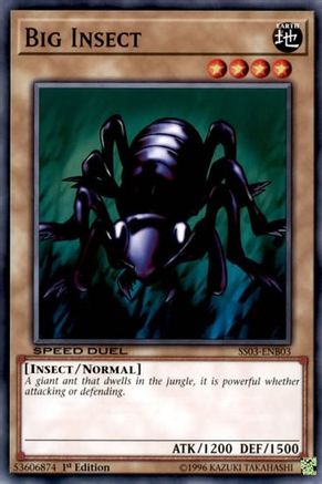 Big Insect (SS03-ENB03) - Speed Duel Decks: Ultimate Predators 1st Edition Speed Duel Decks: Ultimate Predators Yugioh Single  Squirtle Squad Card Shop.