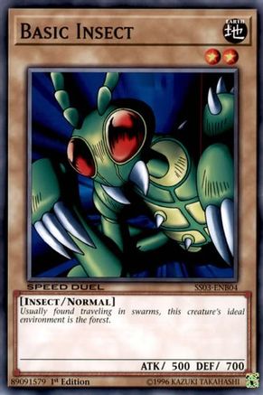 Basic Insect (SS03-ENB04) - Speed Duel Decks: Ultimate Predators 1st Edition Speed Duel Decks: Ultimate Predators Yugioh Single  Squirtle Squad Card Shop.