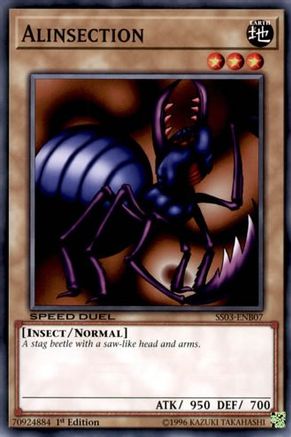 Alinsection (SS03-ENB07) - Speed Duel Decks: Ultimate Predators 1st Edition Speed Duel Decks: Ultimate Predators Yugioh Single  Squirtle Squad Card Shop.