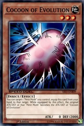 Cocoon of Evolution (SS03-ENB09) - Speed Duel Decks: Ultimate Predators 1st Edition Speed Duel Decks: Ultimate Predators Yugioh Single  Squirtle Squad Card Shop.