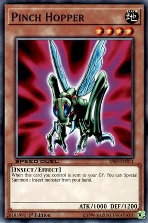 Pinch Hopper (SS03-ENB11) - Speed Duel Decks: Ultimate Predators 1st Edition Speed Duel Decks: Ultimate Predators Yugioh Single  Squirtle Squad Card Shop.