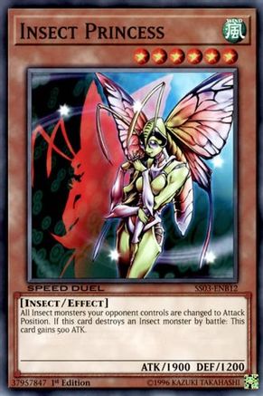 Insect Princess (SS03-ENB12) - Speed Duel Decks: Ultimate Predators 1st Edition Speed Duel Decks: Ultimate Predators Yugioh Single  Squirtle Squad Card Shop.