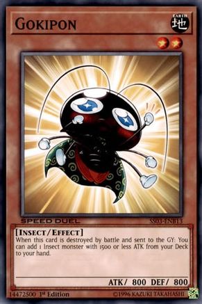 Gokipon (SS03-ENB13) - Speed Duel Decks: Ultimate Predators 1st Edition Speed Duel Decks: Ultimate Predators Yugioh Single  Squirtle Squad Card Shop.