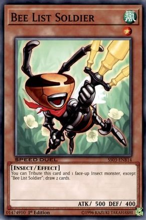 Bee List Soldier (SS03-ENB14) - Speed Duel Decks: Ultimate Predators 1st Edition Speed Duel Decks: Ultimate Predators Yugioh Single  Squirtle Squad Card Shop.
