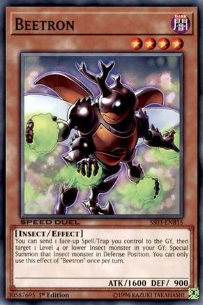 Beetron (SS03-ENB15) - Speed Duel Decks: Ultimate Predators 1st Edition Speed Duel Decks: Ultimate Predators Yugioh Single  Squirtle Squad Card Shop.