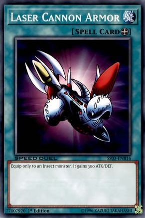Laser Cannon Armor (SS03-ENB16) - Speed Duel Decks: Ultimate Predators 1st Edition Speed Duel Decks: Ultimate Predators Yugioh Single  Squirtle Squad Card Shop.