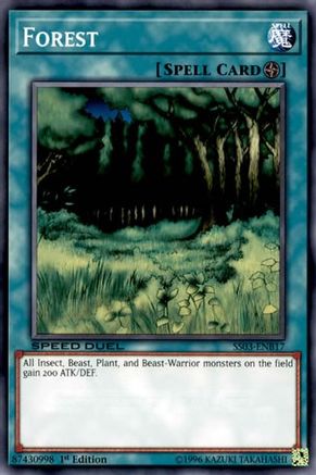Forest (SS03-ENB17) - Speed Duel Decks: Ultimate Predators 1st Edition Speed Duel Decks: Ultimate Predators Yugioh Single  Squirtle Squad Card Shop.