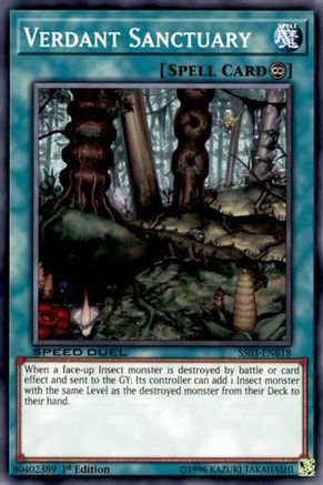 Verdant Sanctuary (SS03-ENB18) - Speed Duel Decks: Ultimate Predators 1st Edition Speed Duel Decks: Ultimate Predators Yugioh Single  Squirtle Squad Card Shop.