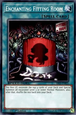 Enchanting Fitting Room (SS03-ENB21) - Speed Duel Decks: Ultimate Predators 1st Edition Speed Duel Decks: Ultimate Predators Yugioh Single  Squirtle Squad Card Shop.